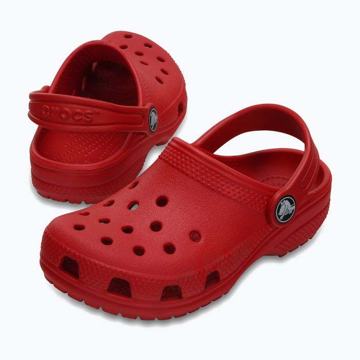 Gyermek flip-flopok Crocs Classic Kids Clog piros 206991 6