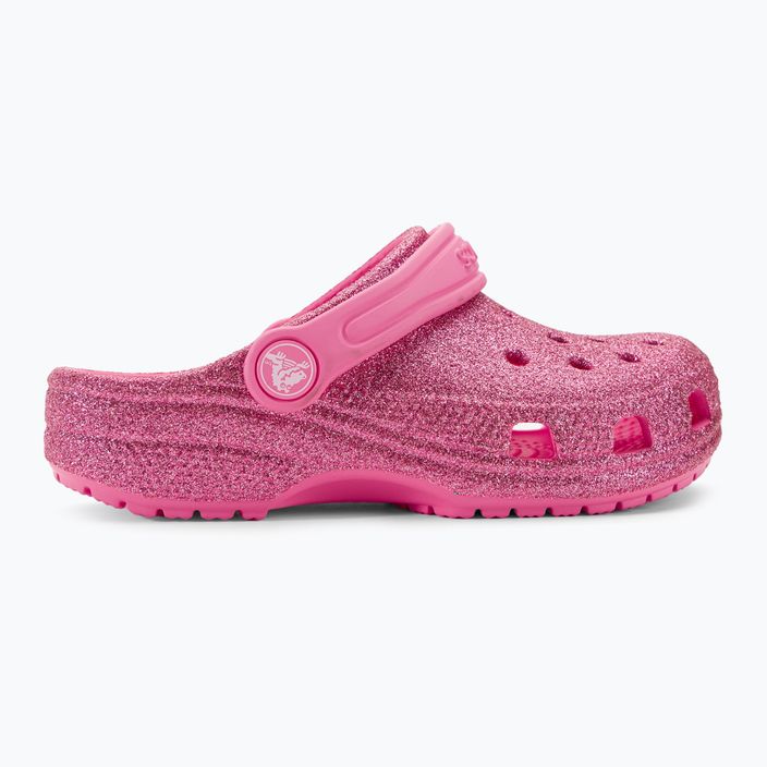 Crocs Classic Glitter Clog rózsaszín limonádé gyermek flip-flopok 3