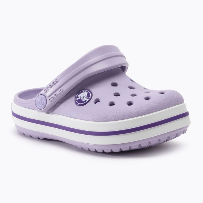 Crocs Crocband Clog lavender/neon gyerek papucs