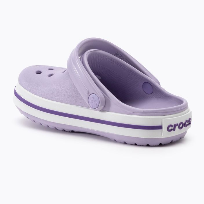 Gyermek Crocs Crocband Clog flip-flopok levendula/neon színben 4
