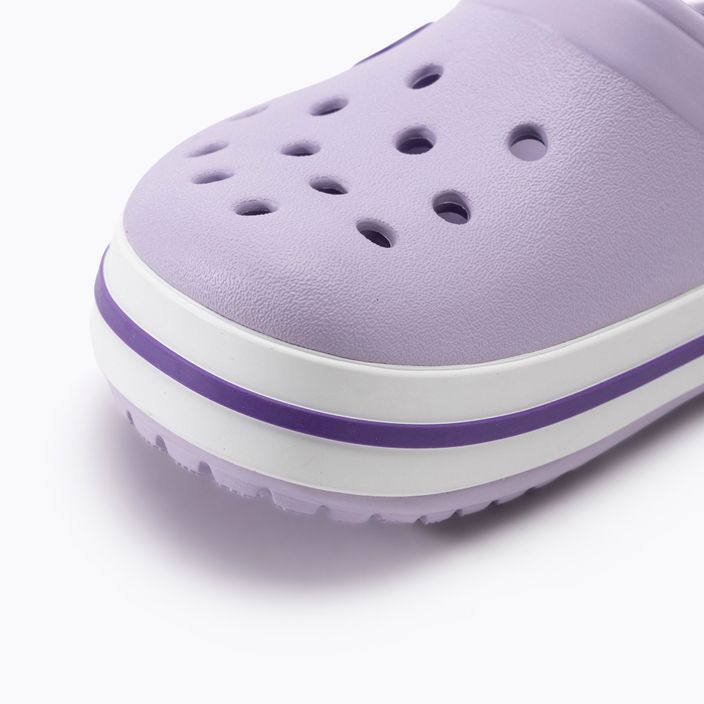 Crocs Crocband Clog lavender/neon gyerek papucs 8