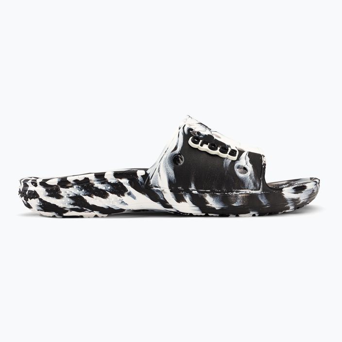 Crocs Classic Crocs Marbled Slide flip-flop fekete 206879-103 2