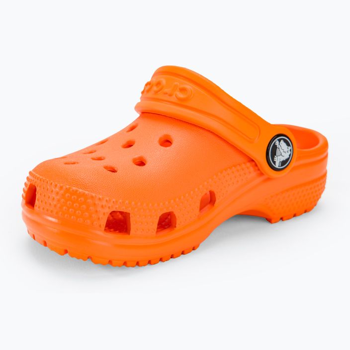 Gyermek papucs Crocs Classic Clog T orange zing 8