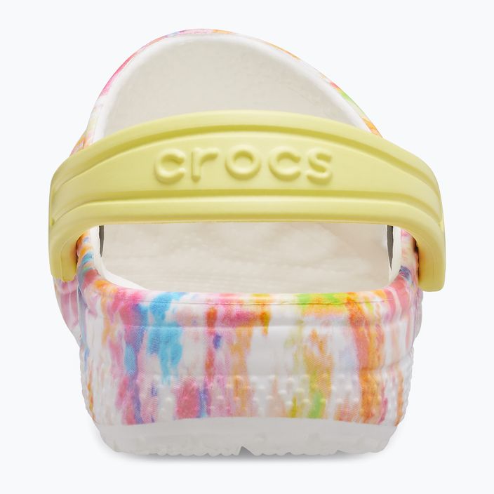 Gyermek Crocs Classic Tie-Dye Graphic Clog T fehér 206994-83B flip-flopok 14