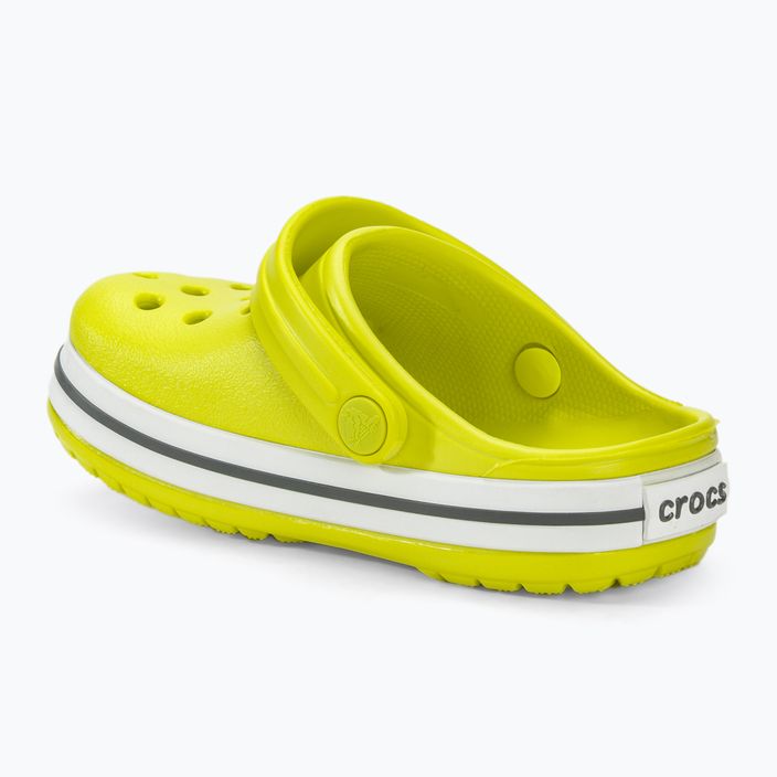 Crocs Crocband Clog citrus/grey gyerek papucs 4