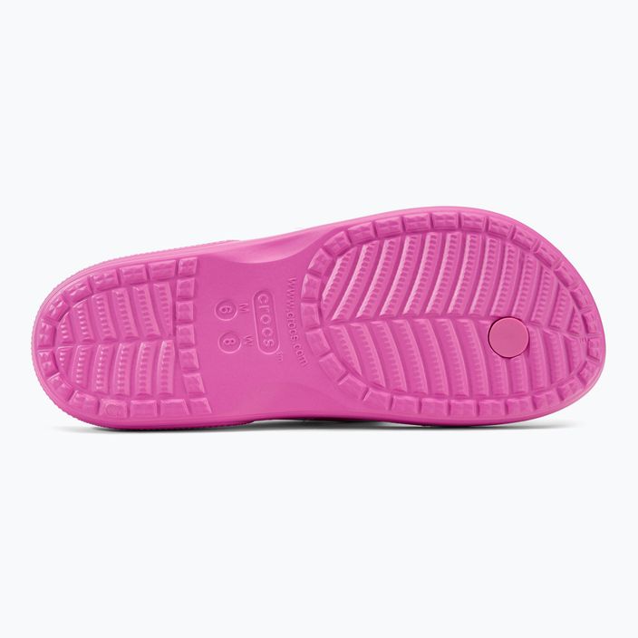 Crocs Classic Crocs Flip Pink 207713-6SW Flip Flopok 5