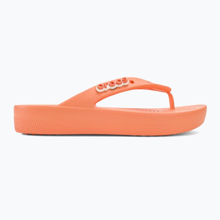 Női flip flop Crocs Classic Platform papaya 2