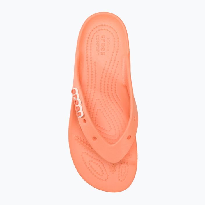 Női flip flop Crocs Classic Platform papaya 5
