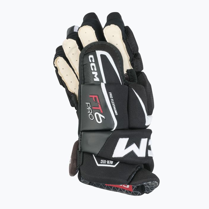 hokikesztyű CCM JetSpeed FT6 Pro SR black/white 3