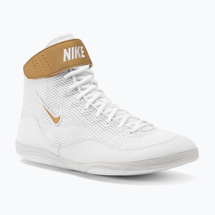 Férfi birkózócipő Nike Inflict 3 fehér/metál arany