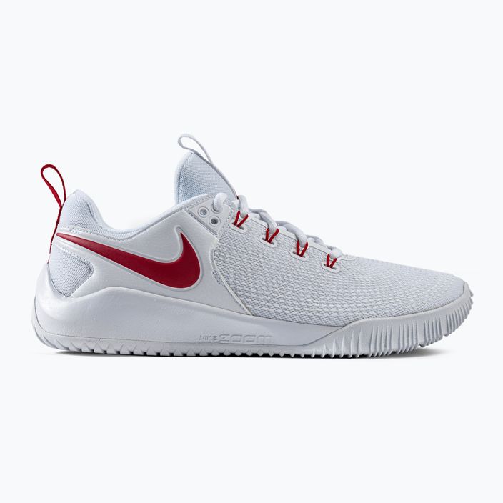 Férfi röplabdacipő Nike Air Zoom Hyperace 2 fehér és piros AR5281-106 2