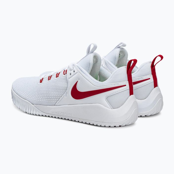 Férfi röplabdacipő Nike Air Zoom Hyperace 2 fehér és piros AR5281-106 3