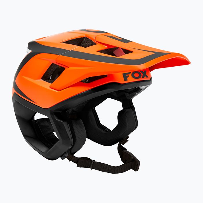 FOX kerékpáros sisak Dropframe Pro Dvide narancssárga-fekete 29396 8
