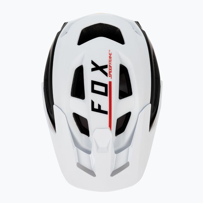 Fox Racing Speedframe Pro Blocked fekete-fehér kerékpáros sisak 29414_058 6