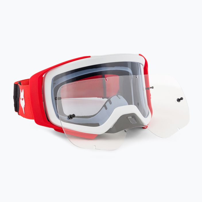 kerékpáros szemüveg Fox Racing Airspace Core fluorescent red/smoke