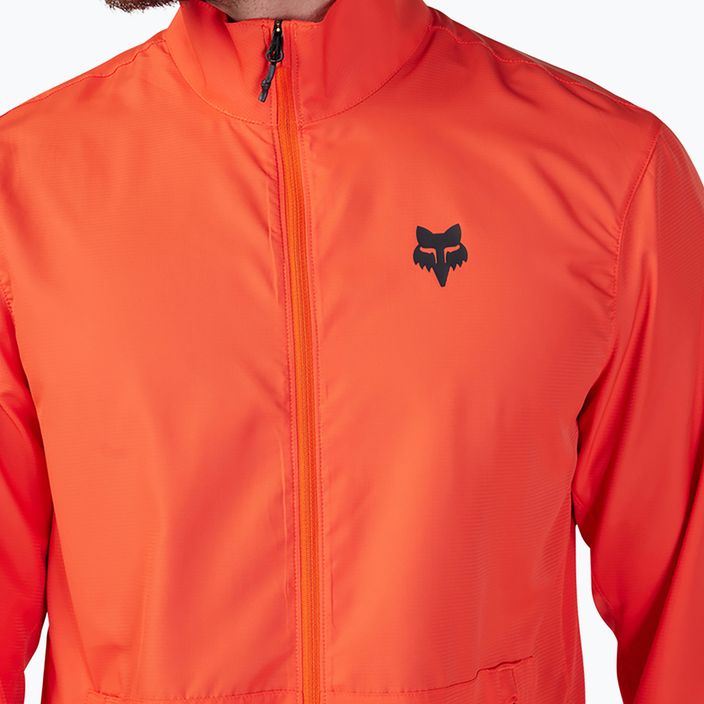 Férfi kerékpáros kabát  Fox Racing Ranger Wind orange flame 3