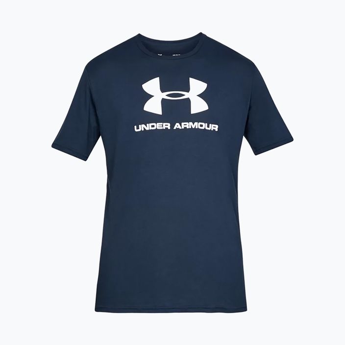 Under Armour UA Sportstyle Logo SS férfi edzőpóló tengerészkék 1329590