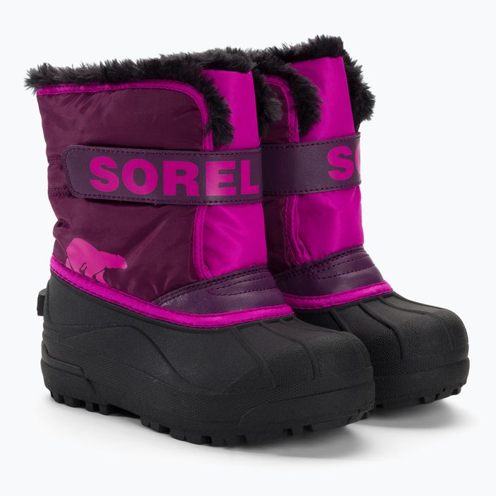 Sorel Snow Commander gyermek túrabakancs lila dália/groovy pink 4