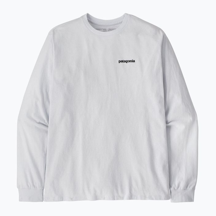 Férfi Patagonia P-6 Logo Responsibili Longsleeve fehér 3