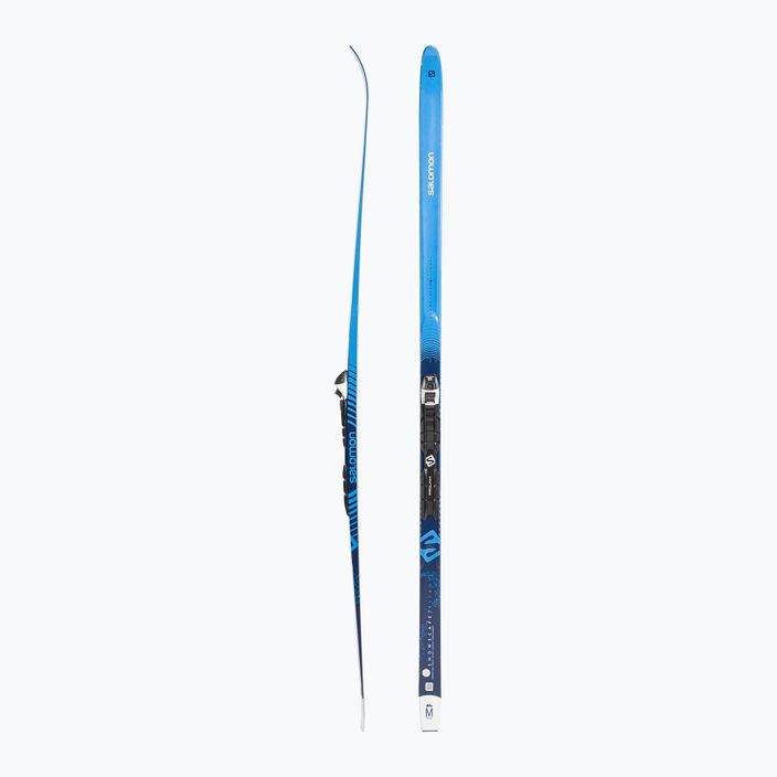 Női sífutó síléc Salomon Snowscape 7 Vitane + Prolink Auto kék L409352PMS 2
