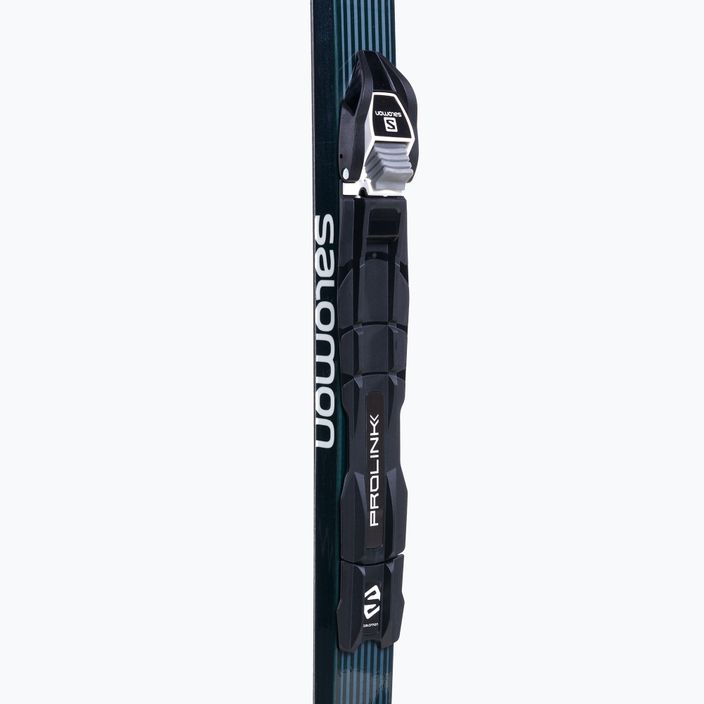 Gyermek sífutó síléc Salomon Aero Grip Jr. + Prolink Access fekete-kék L412480PM 8