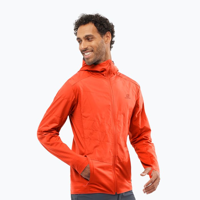 Férfi Salomon Outline AS Hybrid Mid kabát piros LC1809000 LC1809000 2
