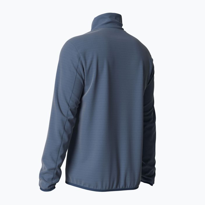 Férfi Salomon Outrack Full Zip Mid fleece pulóver kék LC1711400 5