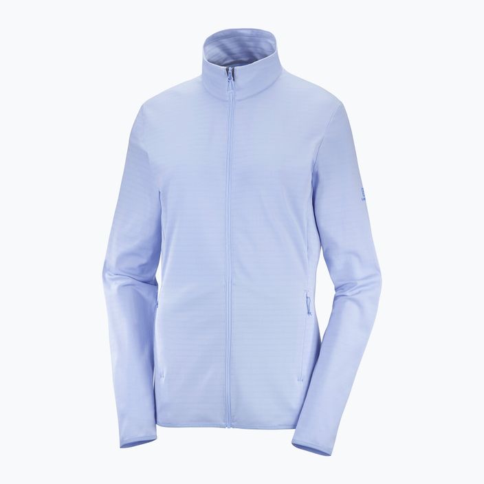 Női Salomon Outrack Full Zip Mid fleece melegítőfelső kék LC1710100