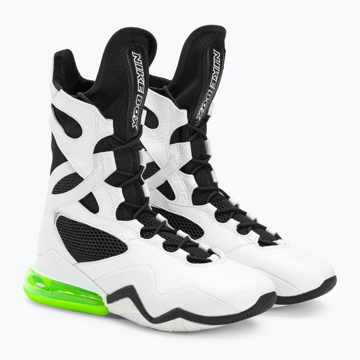 Női Nike Air Max Box cipő fehér/fekete/elektromos zöld 4
