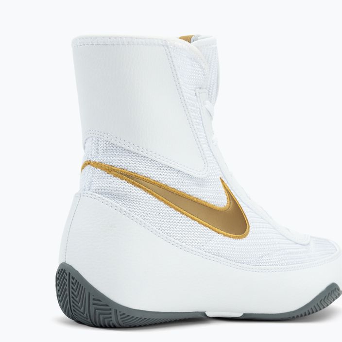 Nike Machomai fehér és arany bokszcipő 321819-170 9