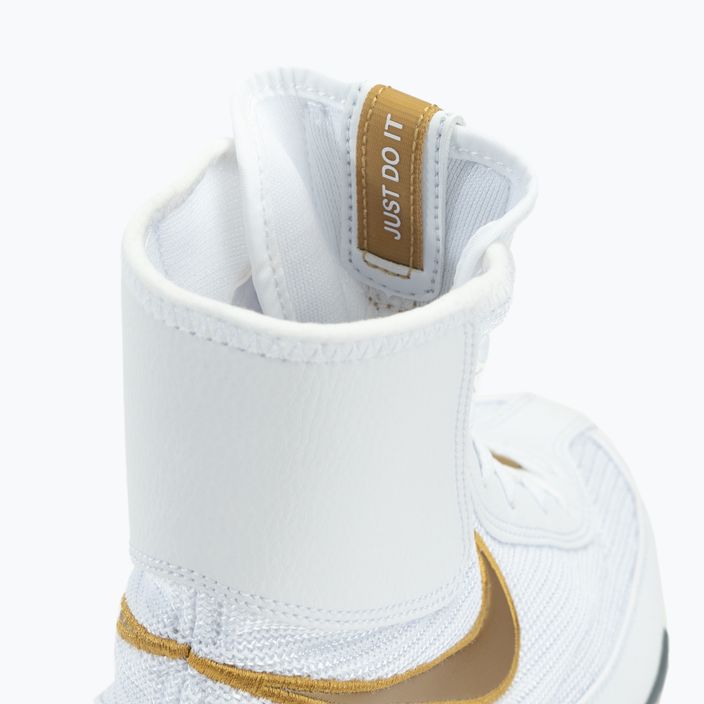 Nike Machomai fehér és arany bokszcipő 321819-170 10