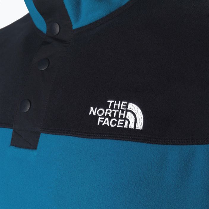 Férfi The North Face Homesafe Snap Neck Fleece Sweatshirt kék NF0A55HM49C1 11
