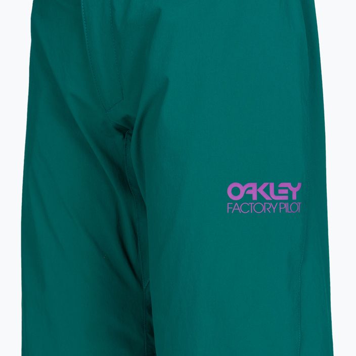 Női Oakley Drop In MTB kerékpáros rövidnadrág zöld FOA500275 12
