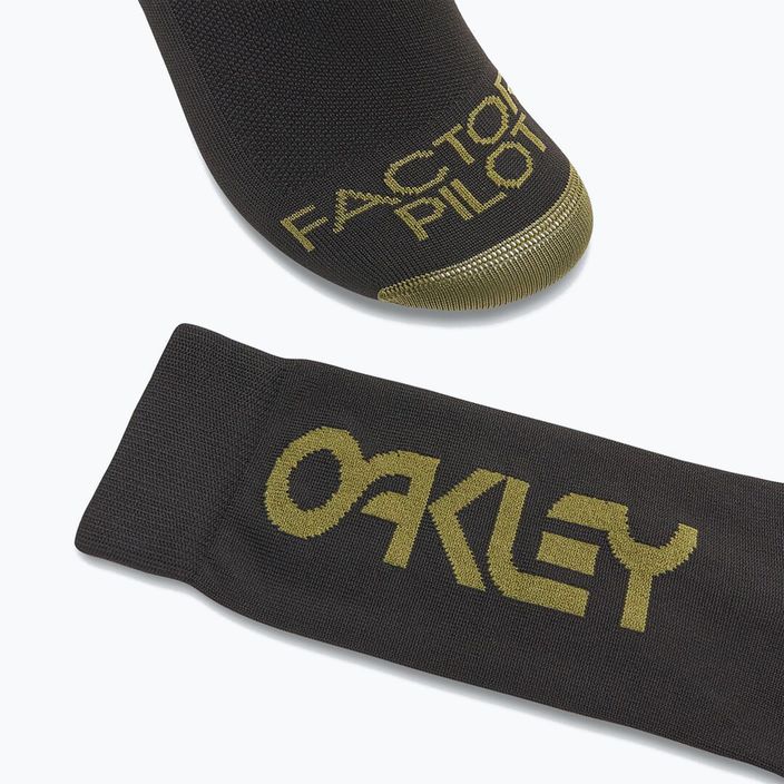 kerékpáros zokni Oakley Factory Pilot MTB black/new dark brush 4