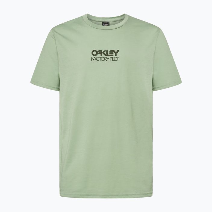 Férfi Oakley Factory Pilot Ss Tee zöld FOA404507 kerékpáros póló