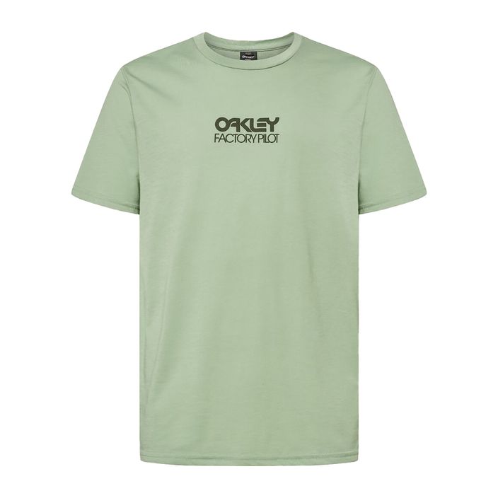 Férfi Oakley Factory Pilot Ss Tee zöld FOA404507 kerékpáros póló 2