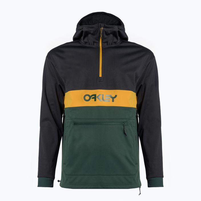 Férfi Oakley TNP Nose Grab Softshell kapucnis pulóver fekete/vadász zöld 12