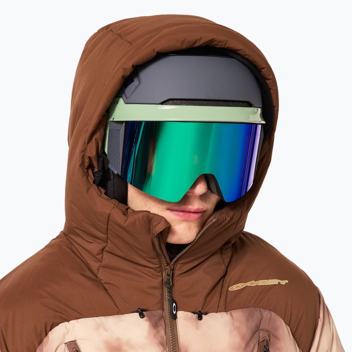 Férfi Oakley TC Rykkinn barna felhők print snowboard kabát 11
