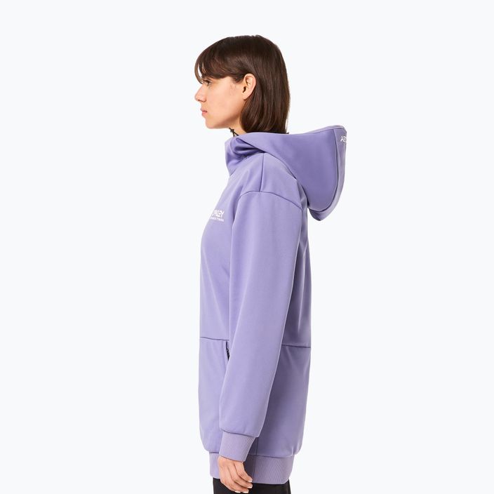 Női Oakley Park RC Softshell kapucnis pulóver új lila 5