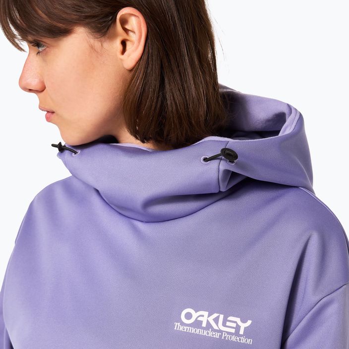 Női Oakley Park RC Softshell kapucnis pulóver új lila 6
