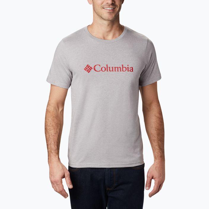 Férfi póló Columbia CSC Basic Logo columbia grey heather