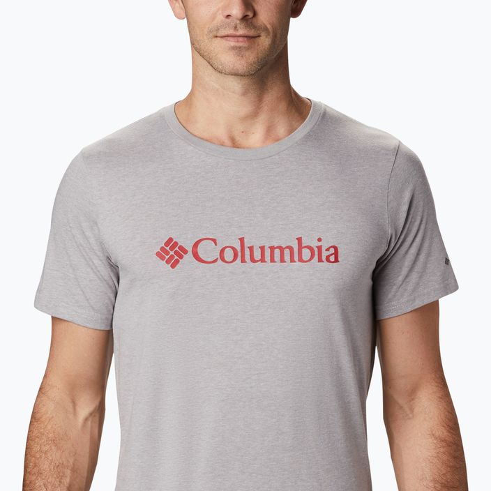 Férfi póló Columbia CSC Basic Logo columbia grey heather 5