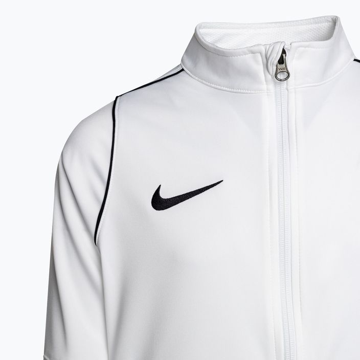 Nike Dri-FIT Park 20 Knit Track gyermek futball melegítőfelső fehér/fekete/fekete/fekete 3