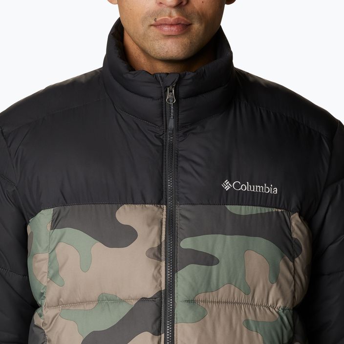 Columbia Pike Lake férfi pehelypaplan kabát fekete és barna 1738022 5