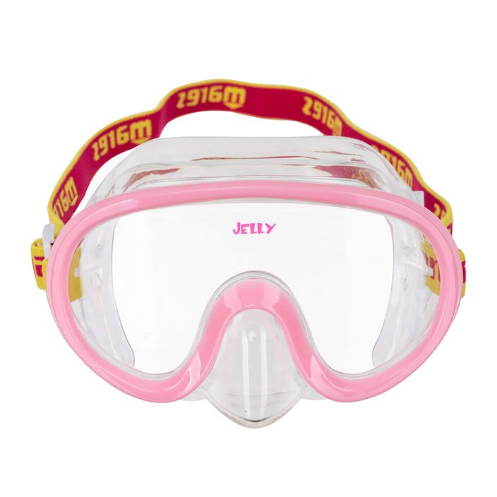 Gyermek snorkel maszk Mares Jelly pink/yellow/clear 2