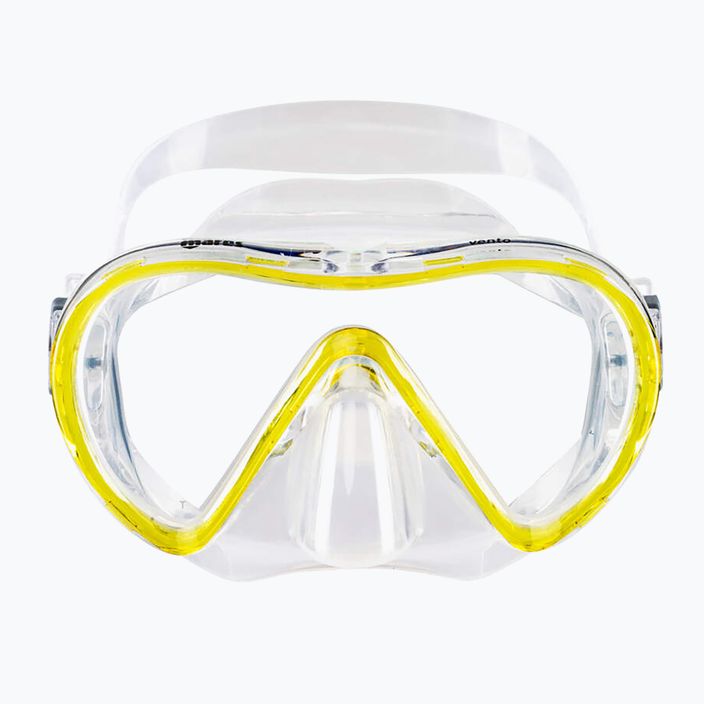 Snorkel maszk Mares Vento yellow/clear 2