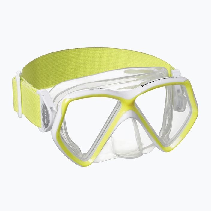 Gyermek snorkeling szett Mares Combo Pirate Neon yellow/white/clear 411788BB 2