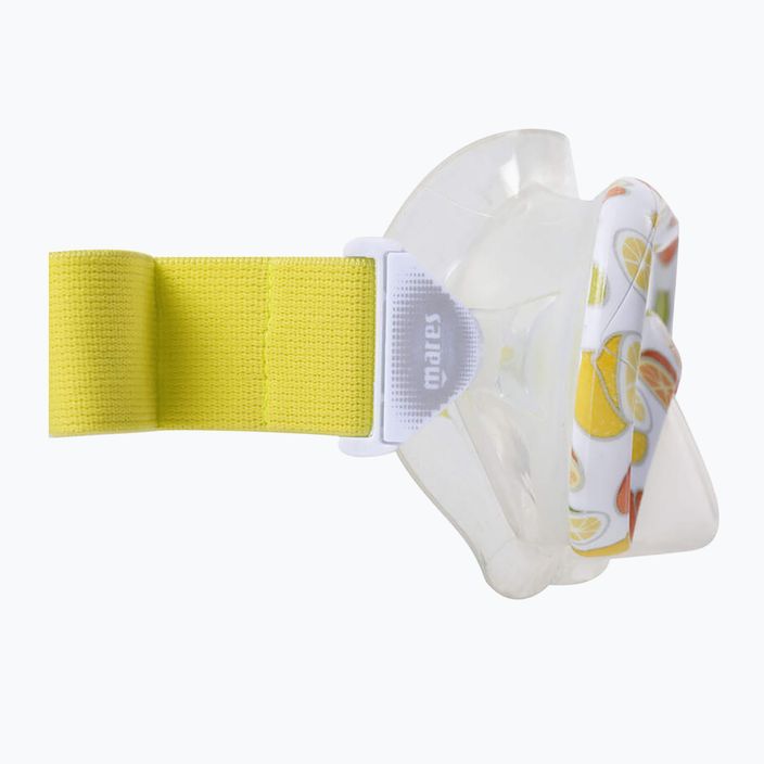 Gyermek snorkeling szett Mares Combo Vitamin white/yellow/clear 3