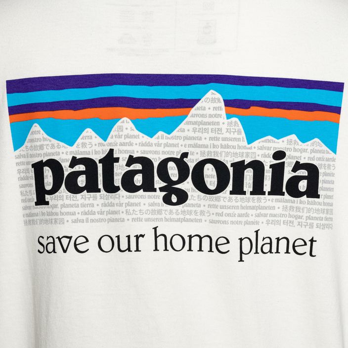 Női Patagonia P-6 Mission Organic nyírfa fehér trekking póló 6