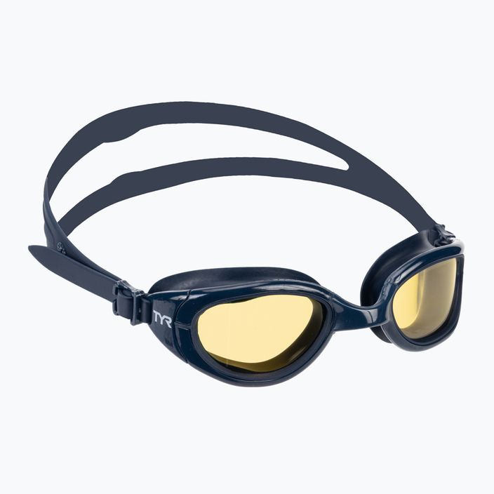 TYR Special Ops 2.0 polarizált, nem tükrös, sárga/tengerészkék úszószemüveg
